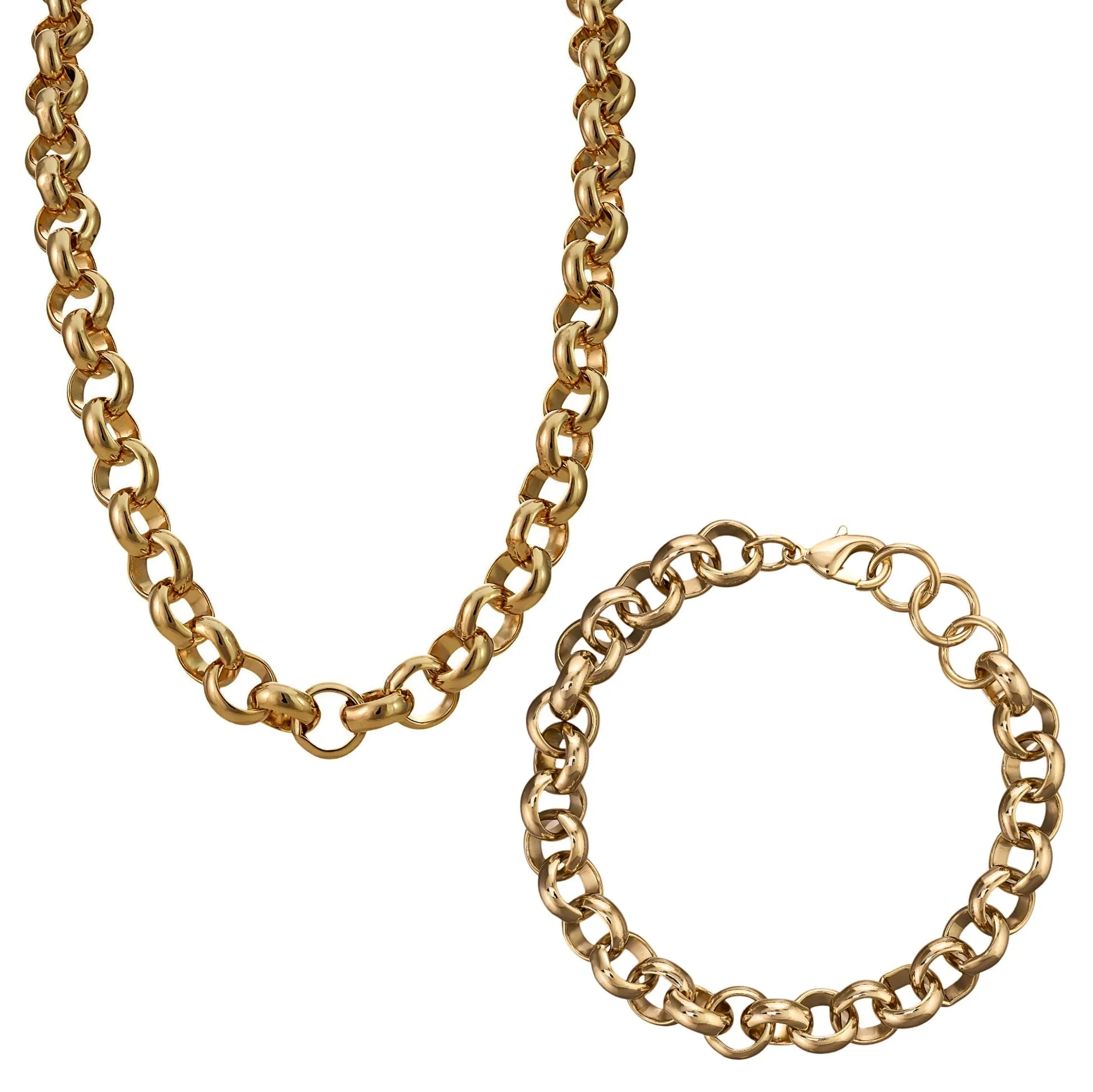 10mm Gold Filled Bonded Classic Belcher Set 6/16 Inches