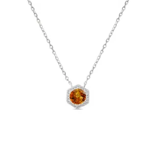 14KW24D0.05CT,1CT0.50CT,HEXA NOV/CITRINE/DIAMOND N (118N402278WCT14)