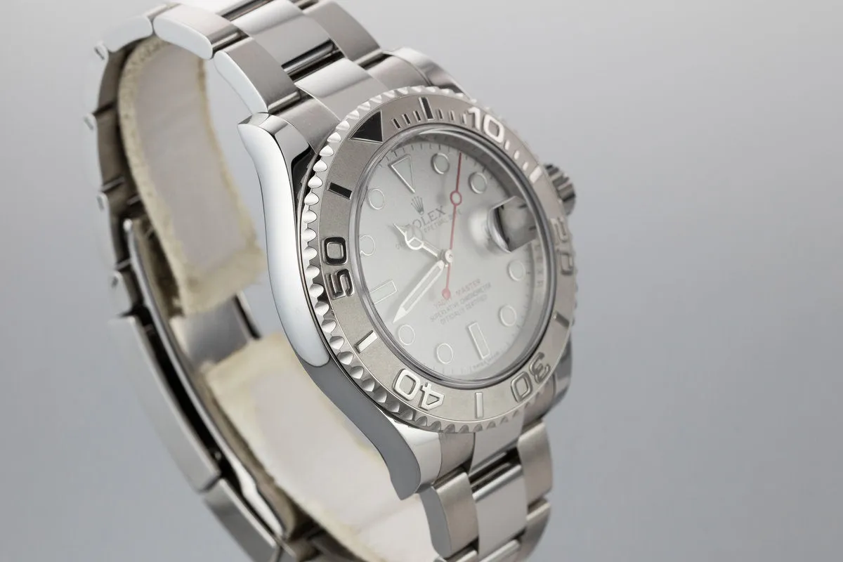 2018 Rolex Stainless Steel & Platinum Yacht-Master 116622 with Box and Papers