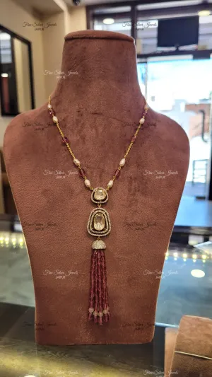 925 SILVER RUBY LOVE NECKCHAIN set