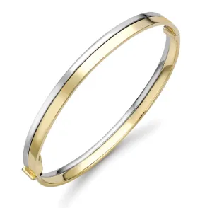 9ct Two-Tone Bangle