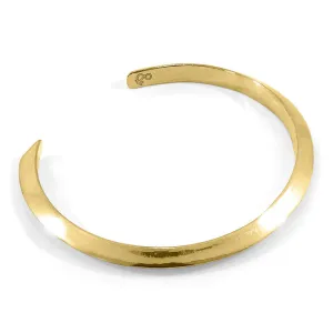 ANCHOR & CREW Benson Triagonal Maxi Wayfarer 9ct Yellow Gold Bangle