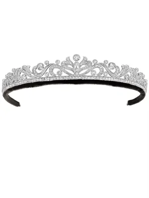 Andrew Prince by Crislu Scroll and Brilliant Cut Tiara
