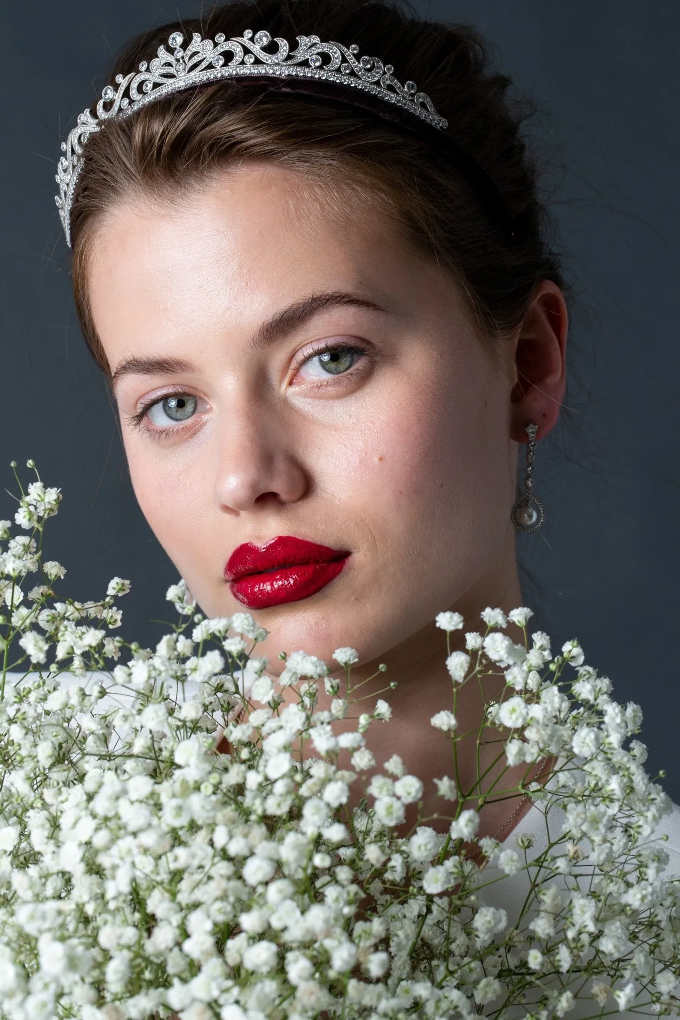 Andrew Prince by Crislu Scroll and Brilliant Cut Tiara
