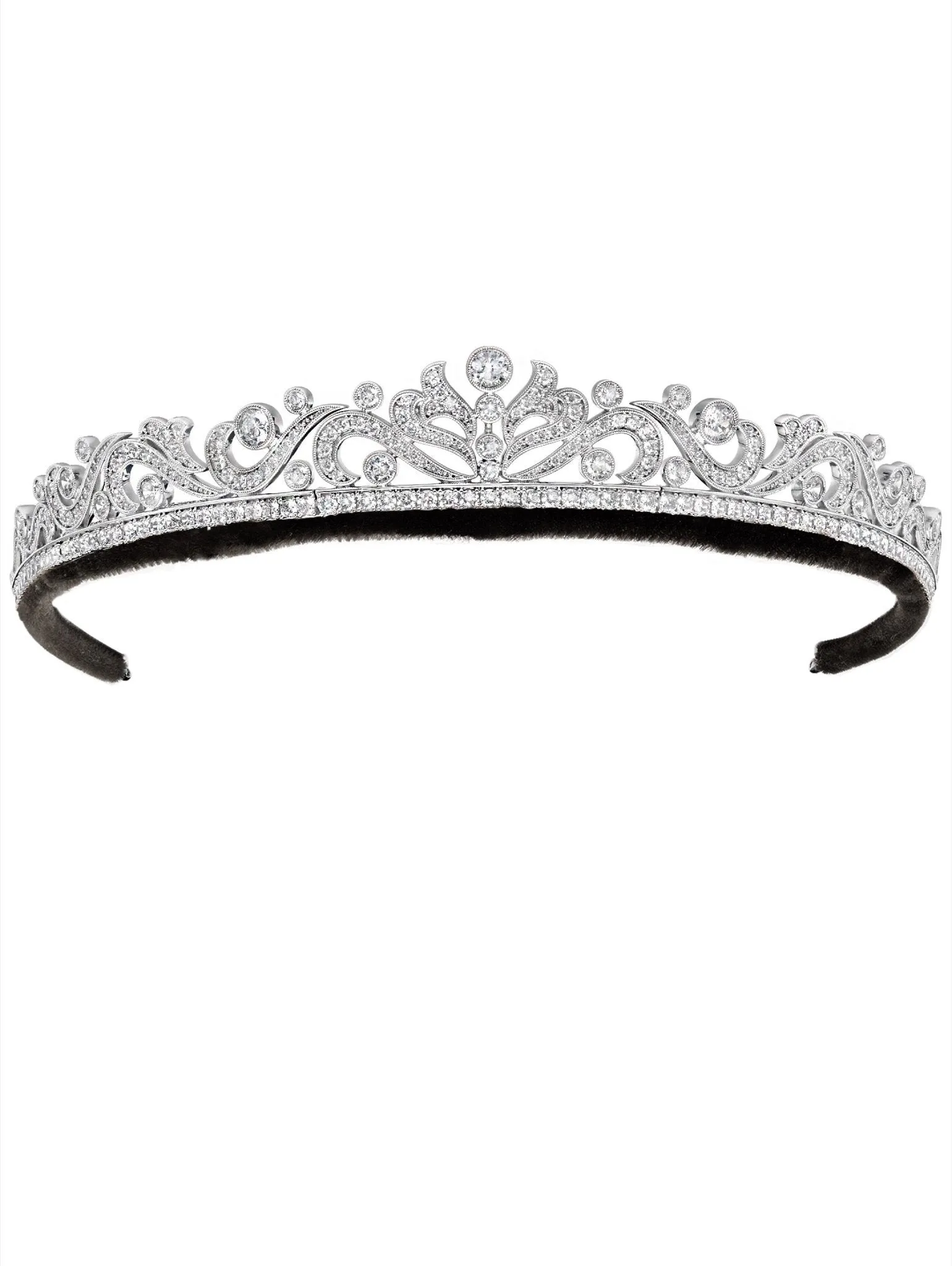 Andrew Prince by Crislu Scroll and Brilliant Cut Tiara