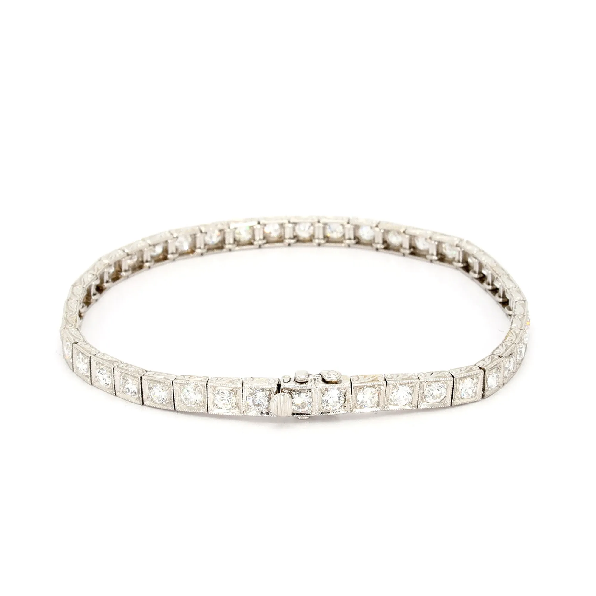 Art Deco Block Bracelet