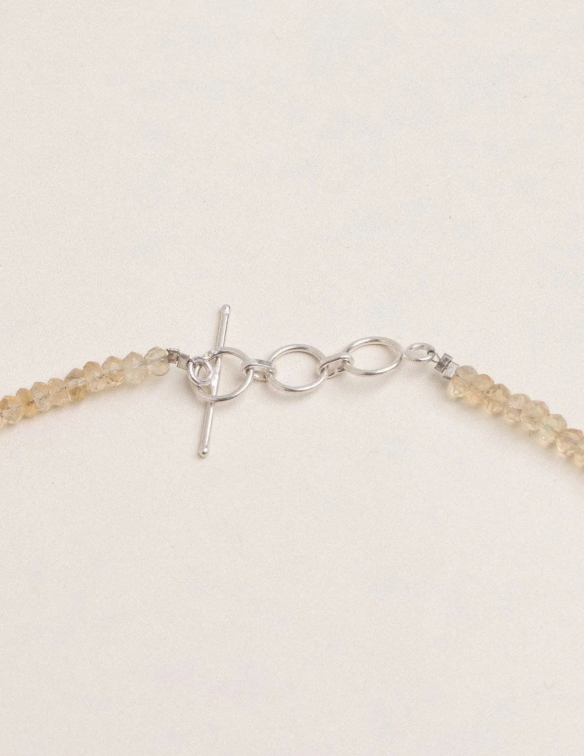 Astrophyllite and Citrine Necklace - One of a Kind