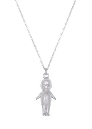 Baby Diamonds Necklace in Silver