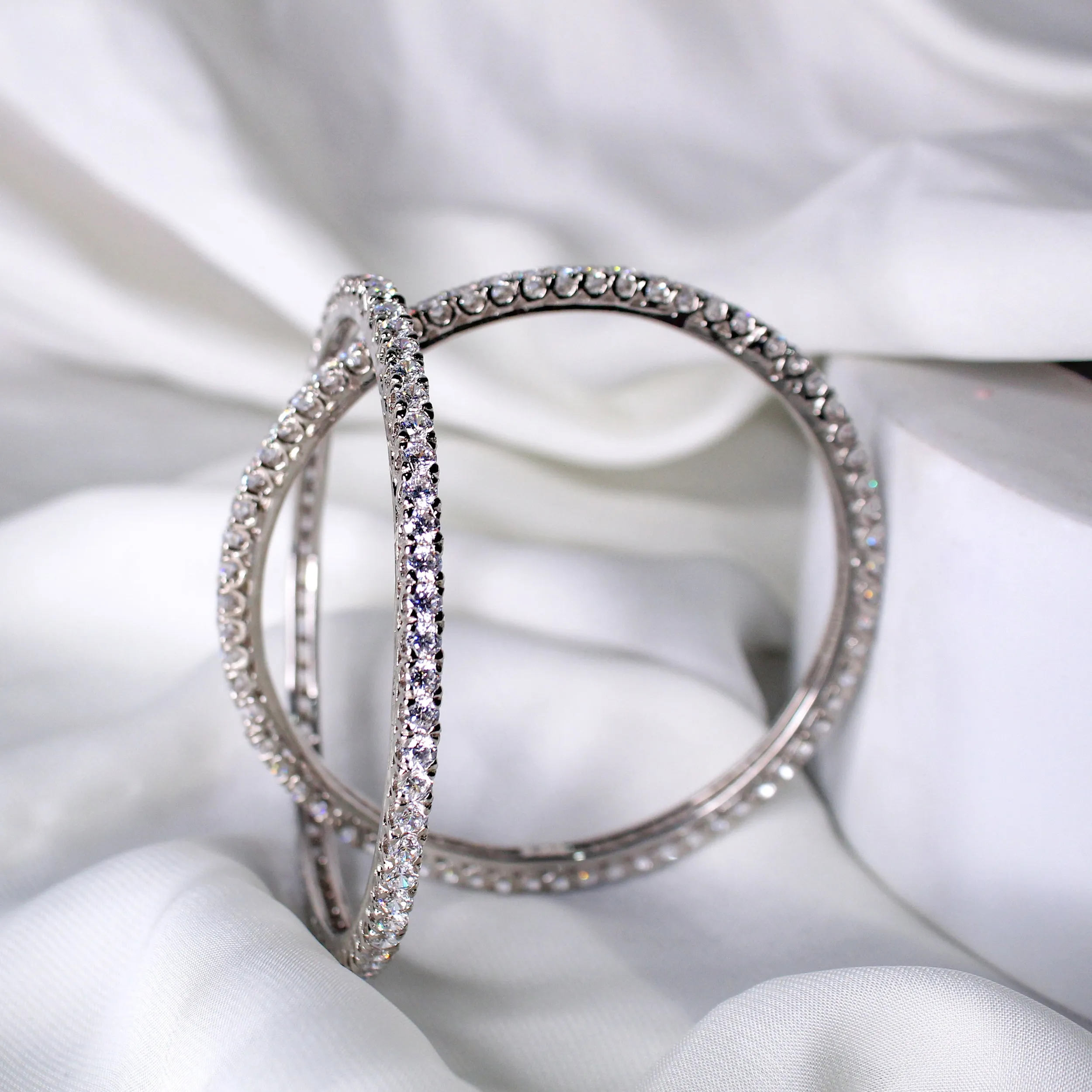 Bangle in Cubic Zircons