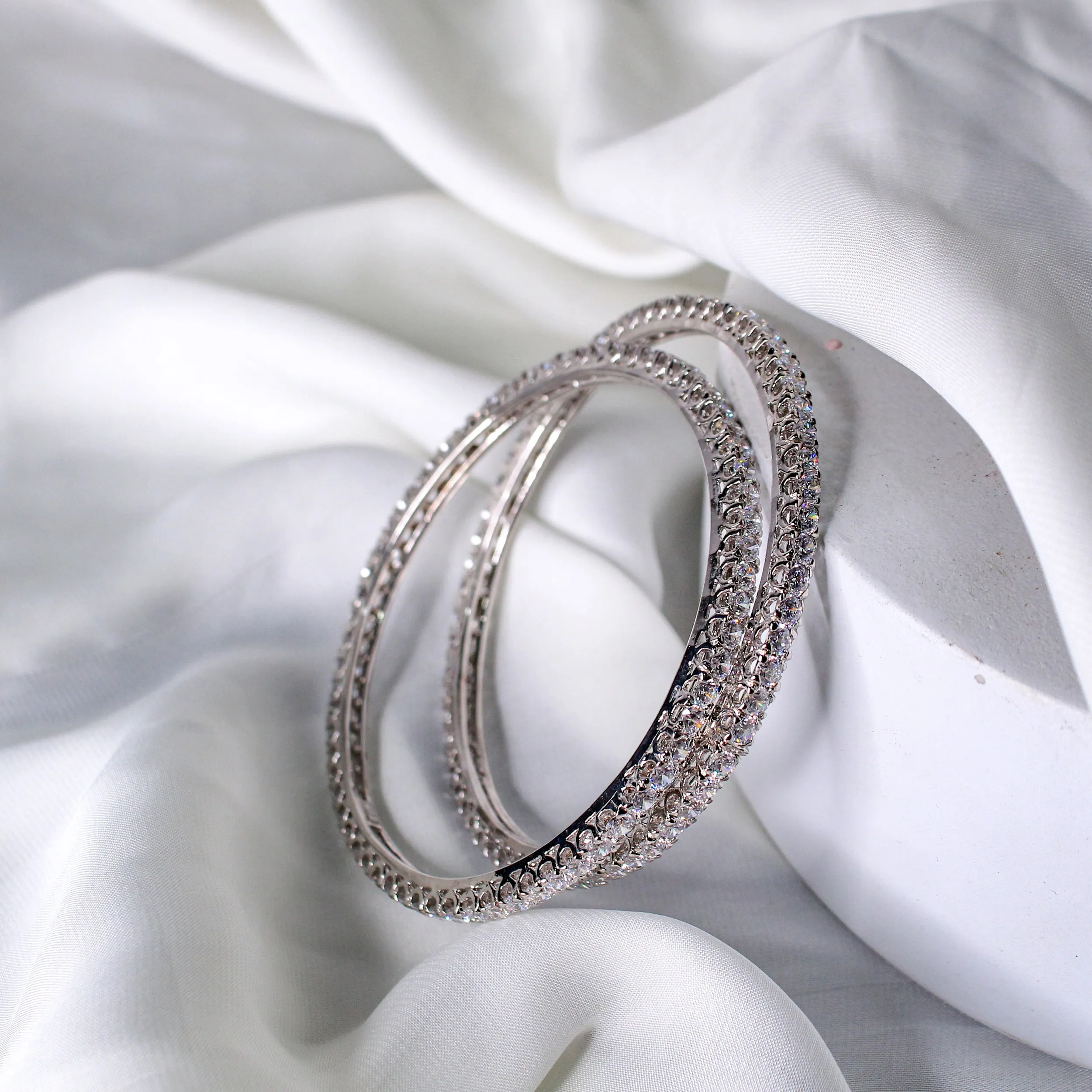 Bangle in Cubic Zircons