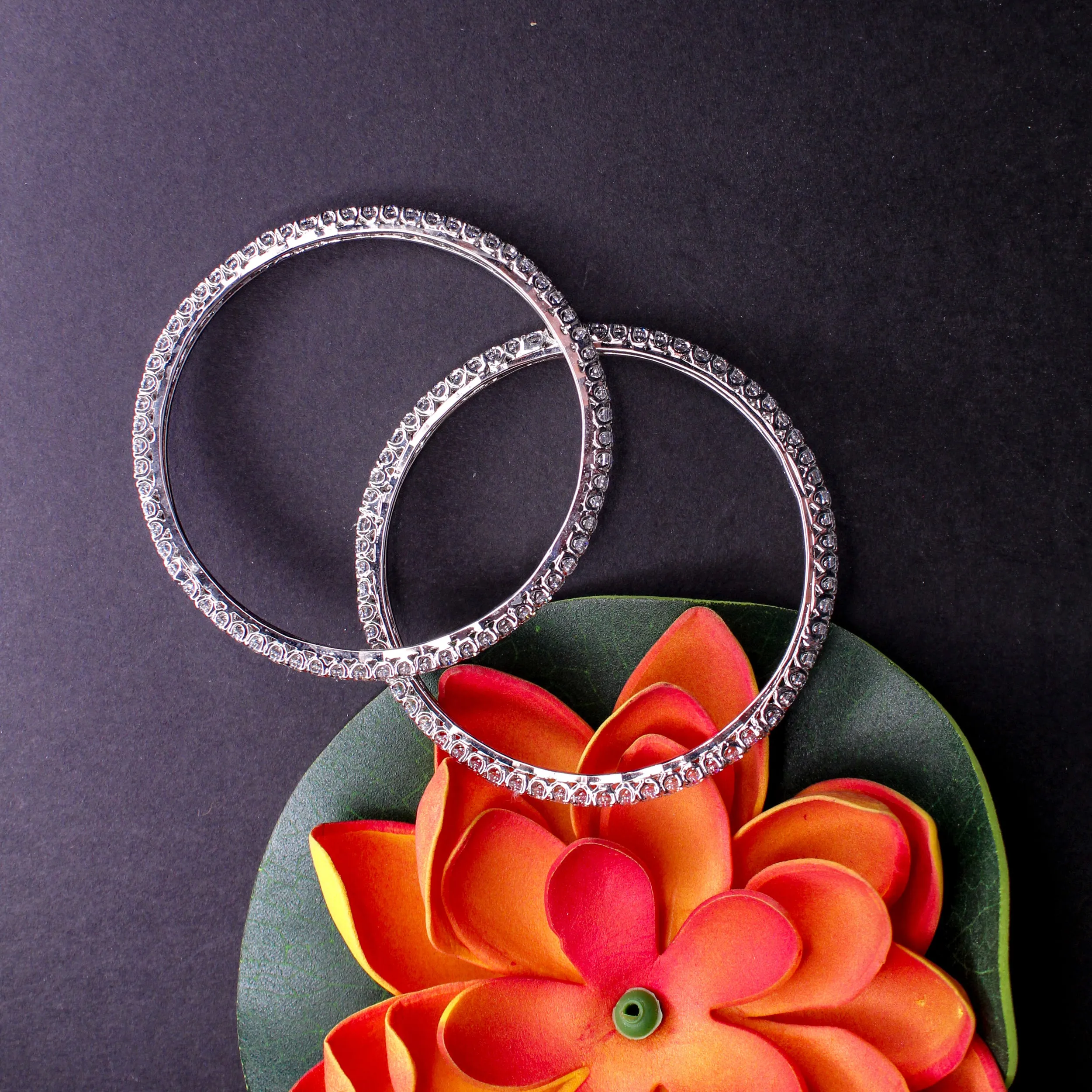 Bangle in Cubic Zircons