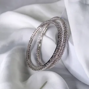 Bangle in Cubic Zircons