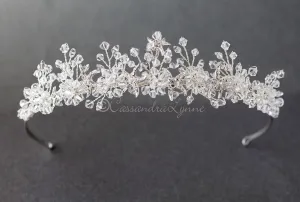 Beach Tiara of Crystals and Starfish