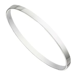 Beginnings Sterling Silver Plain Engravable Bangle