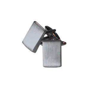 Brushed Rhodium Cufflinks