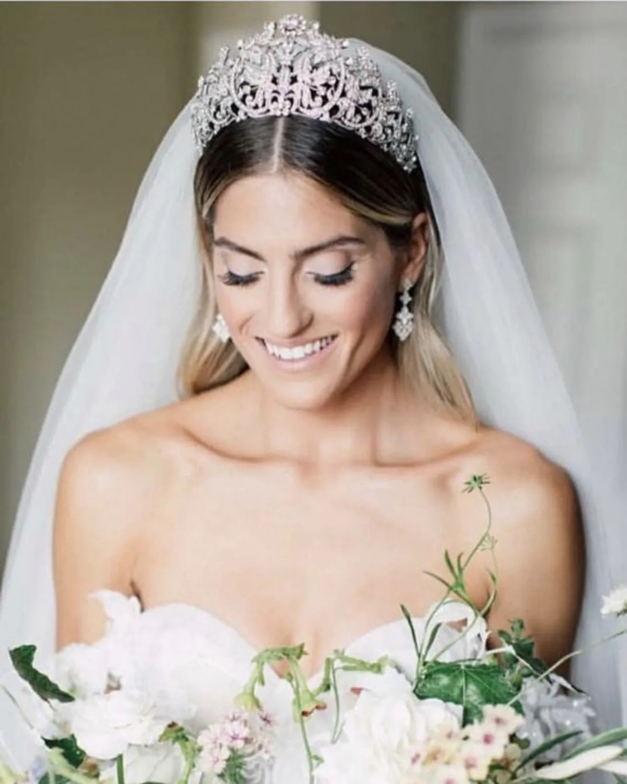 CALISTA Swarovski Crystal Bridal Tiara