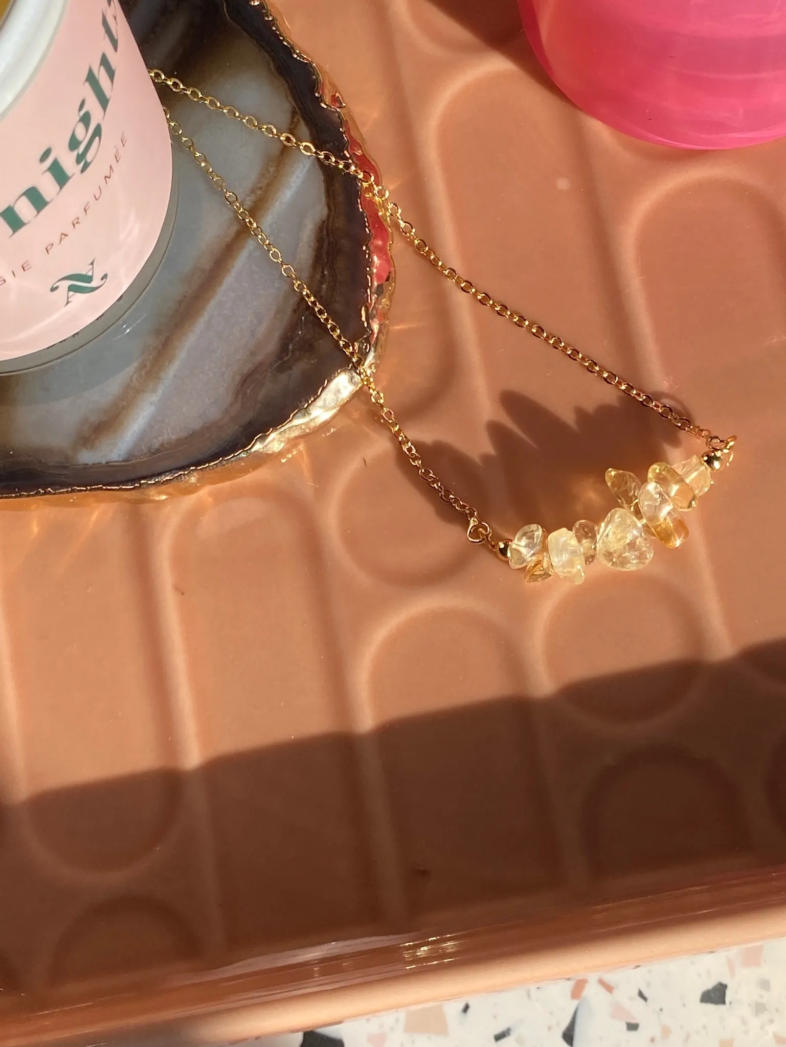 Carrie Pendant | Citrine
