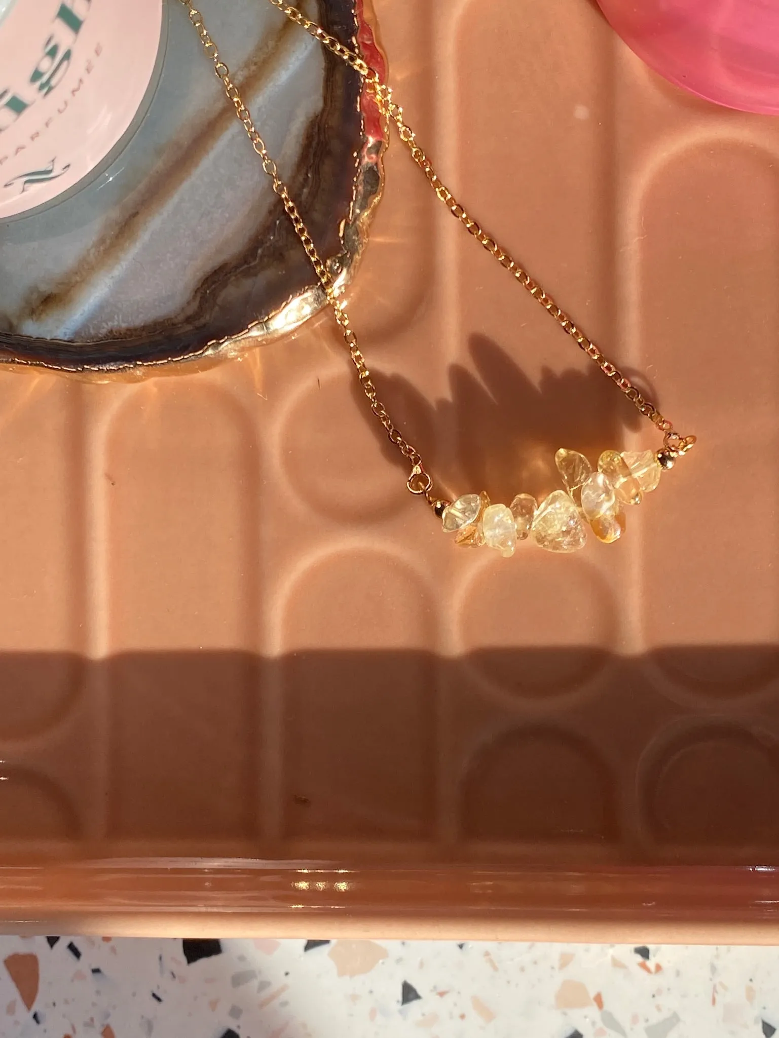 Carrie Pendant | Citrine