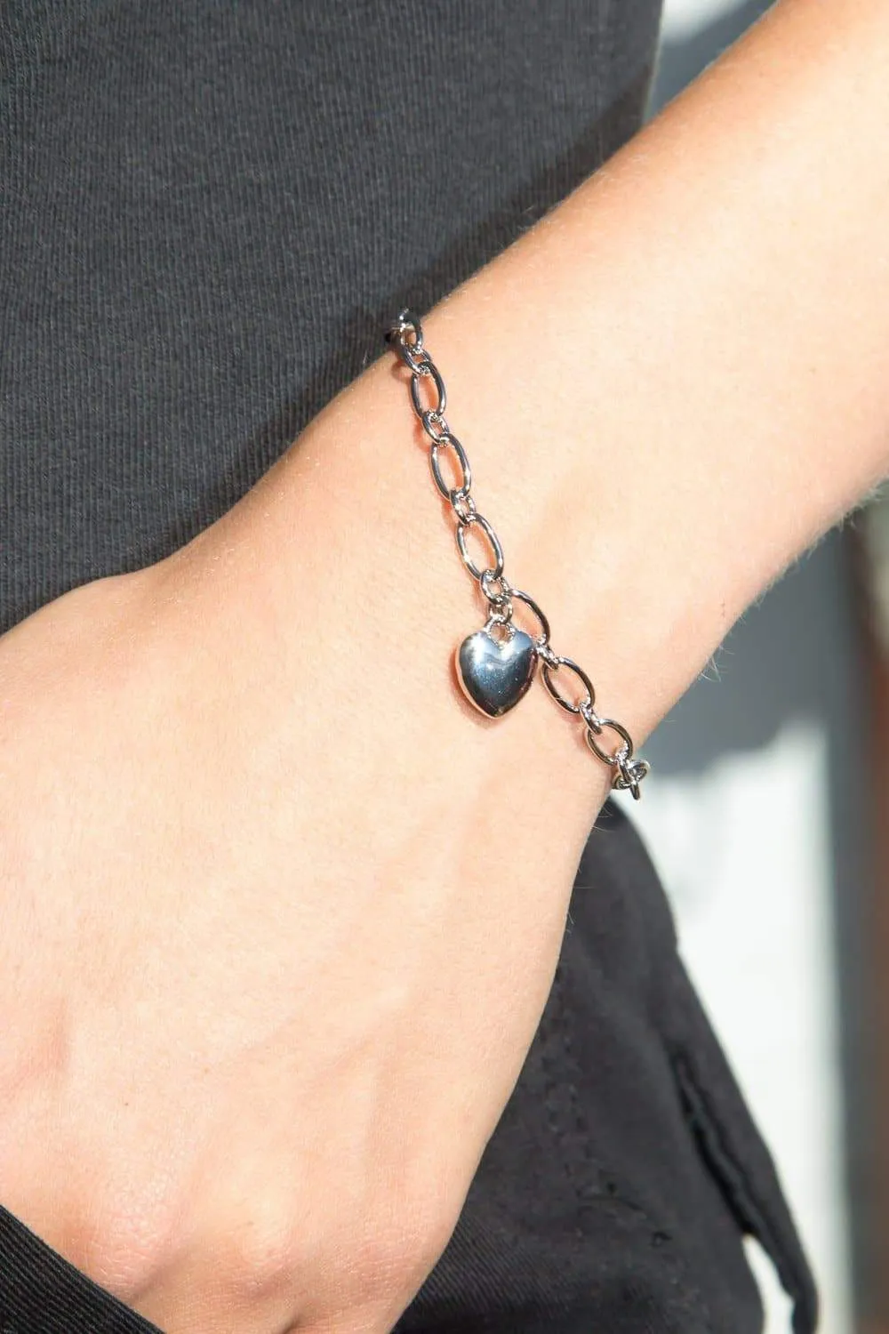 Chain Heart Bracelet