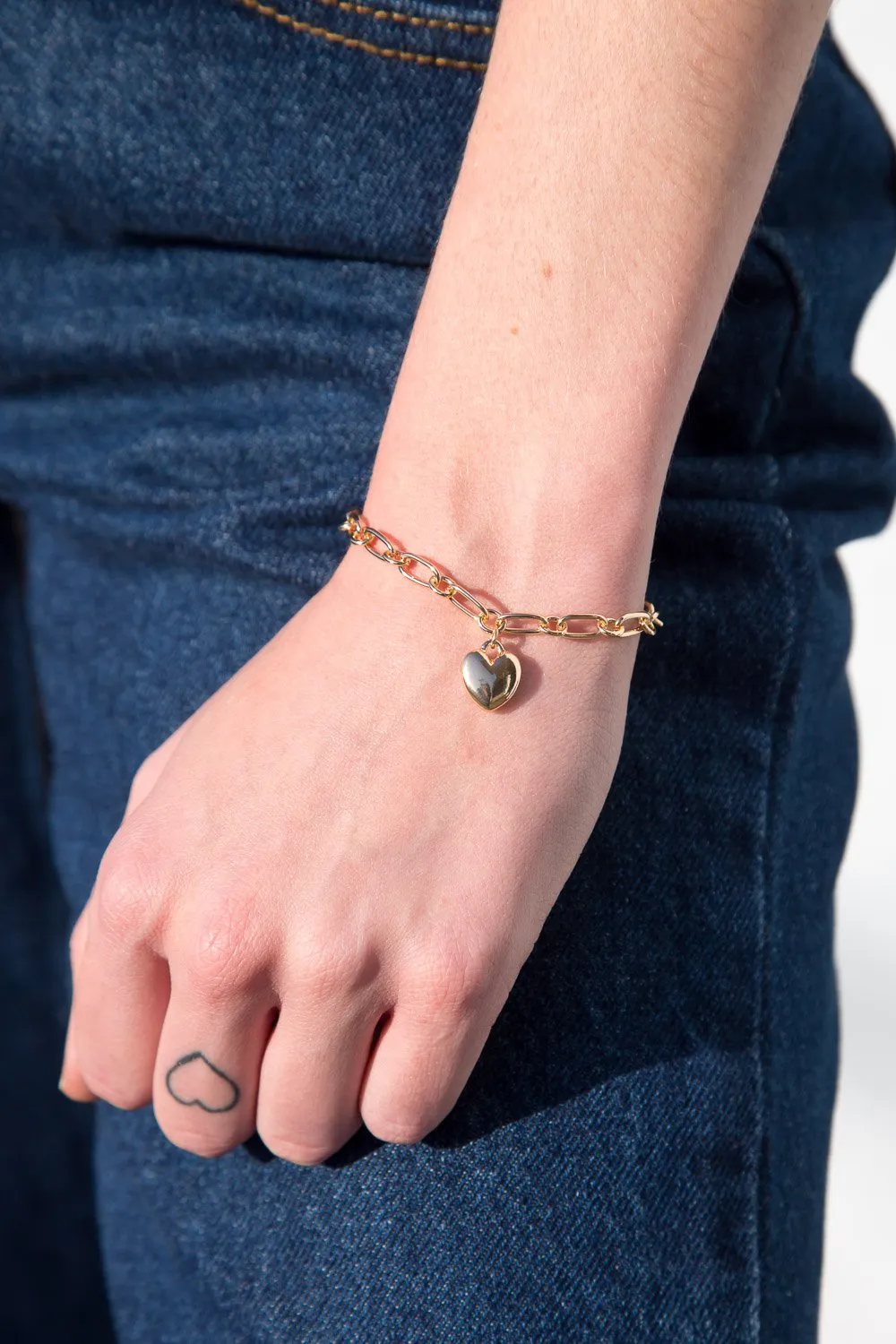 Chain Heart Bracelet