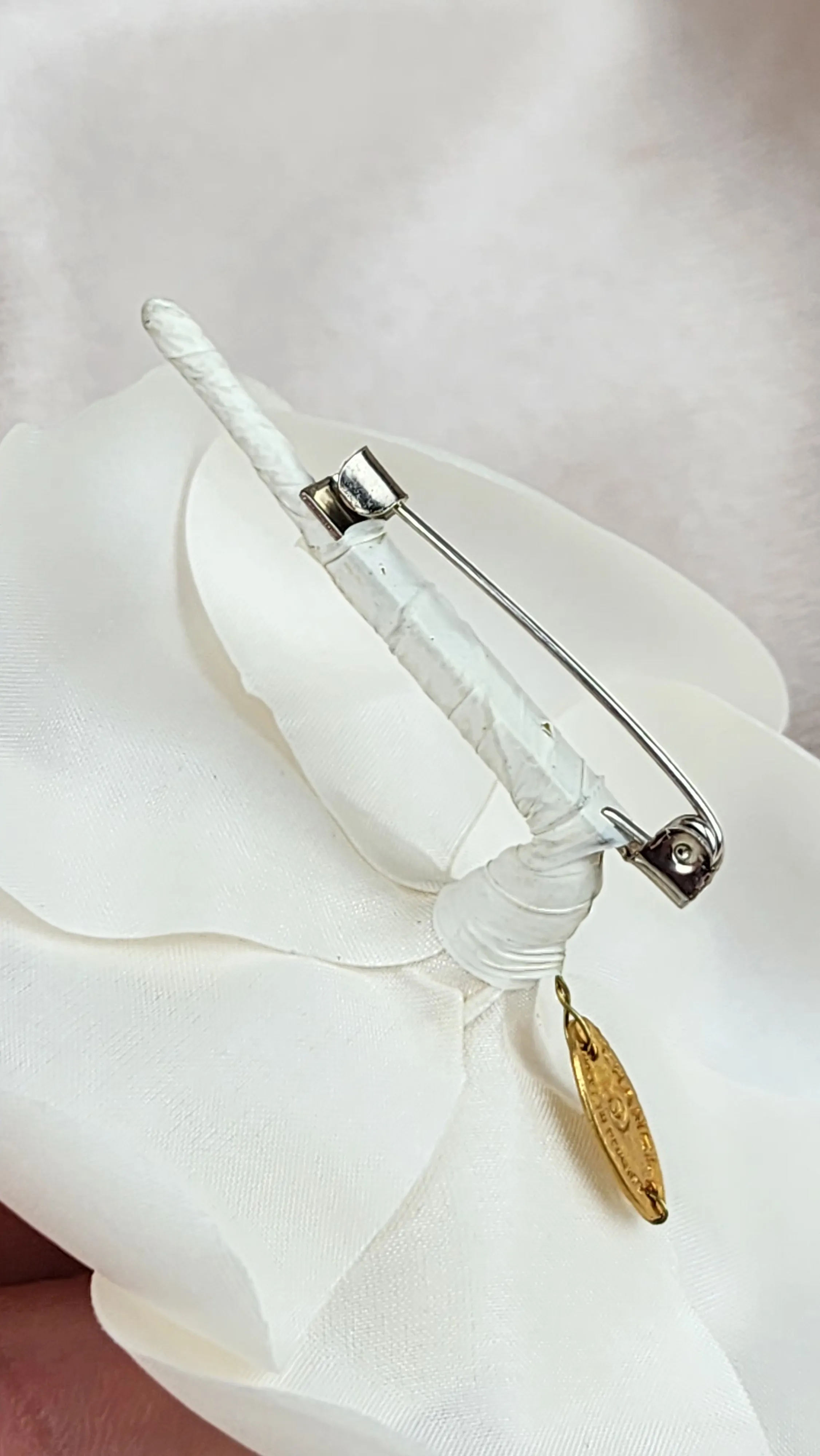 Chanel Camilia Flower Brooch - 1056