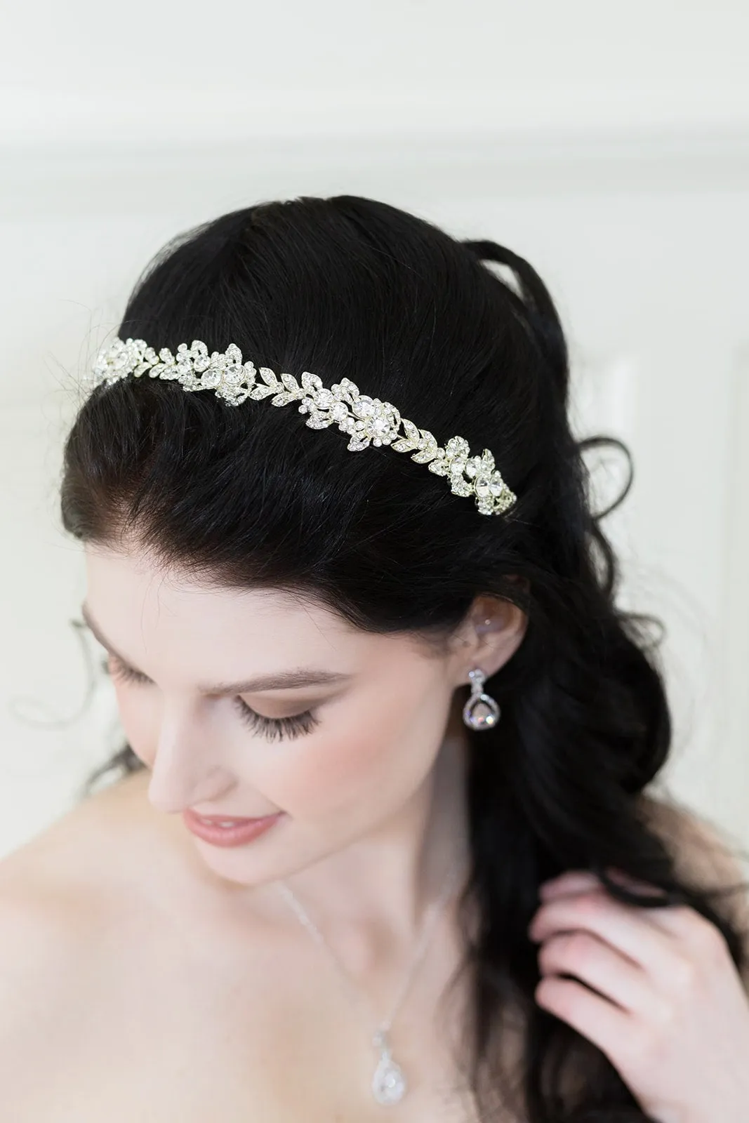 Cheyenne Crystal Wedding Headband