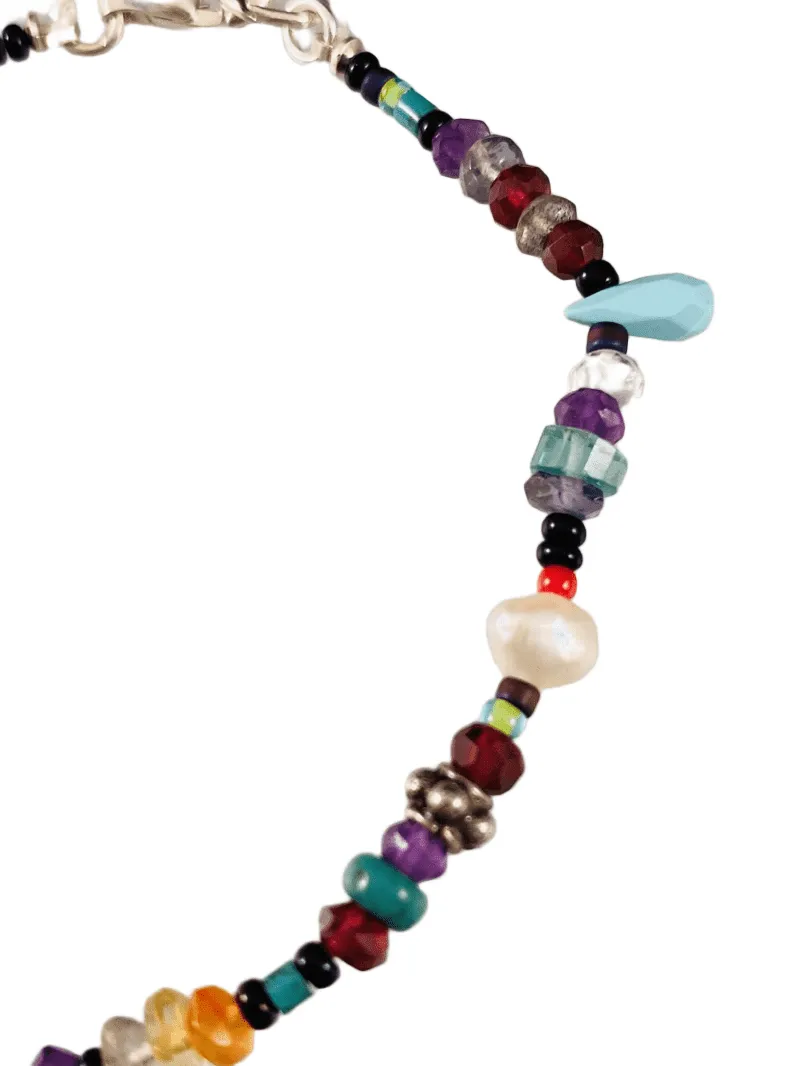Chrome Diopside Beaded Gemstone Bracelet #6