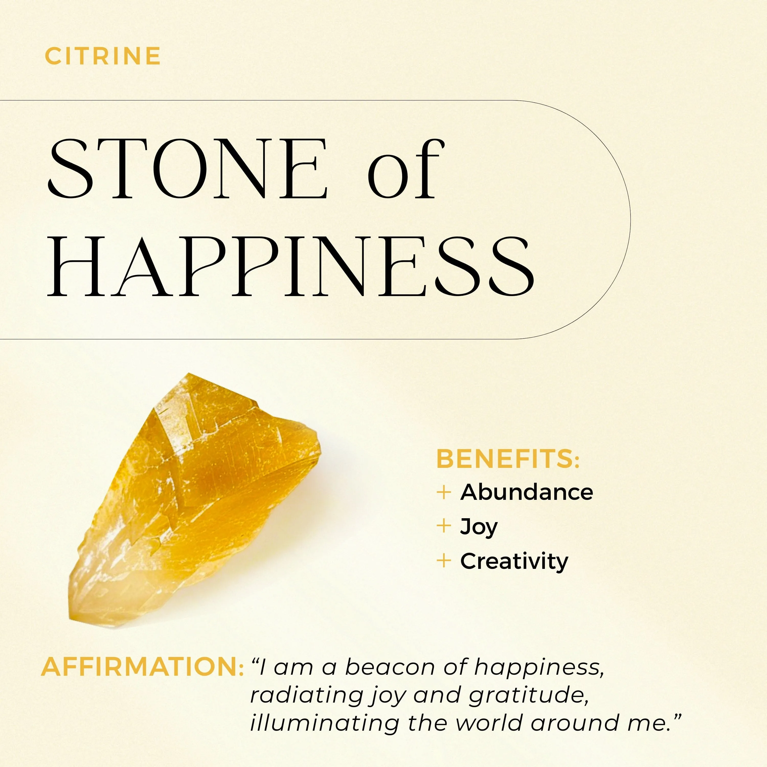 Citrine Bracelet Floating Sway - November Birthstone