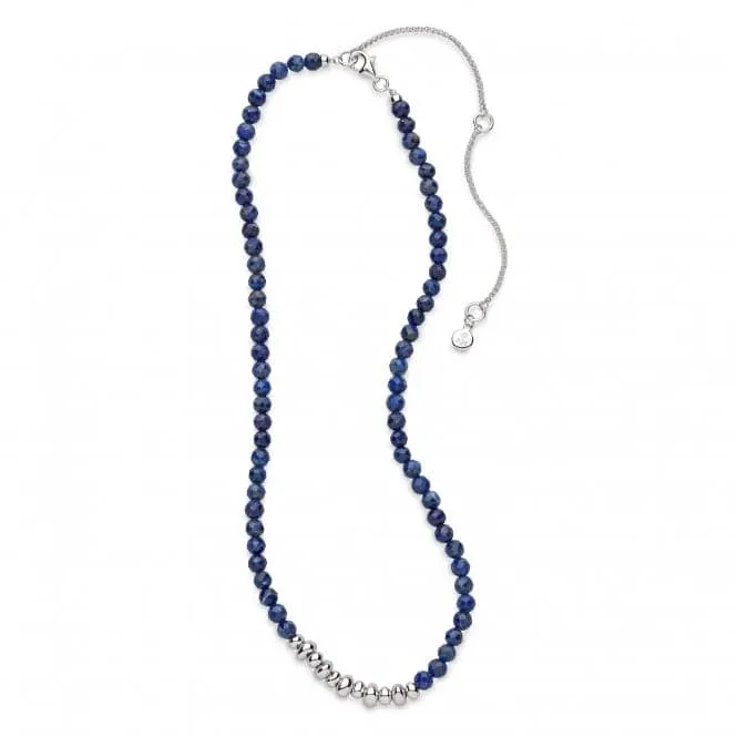 Coast Tumble Azure Gemstone Beaded Necklace 90176LP