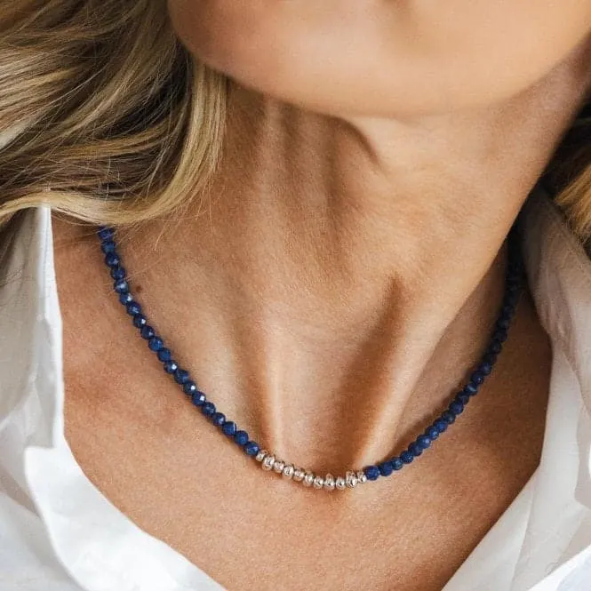 Coast Tumble Azure Gemstone Beaded Necklace 90176LP