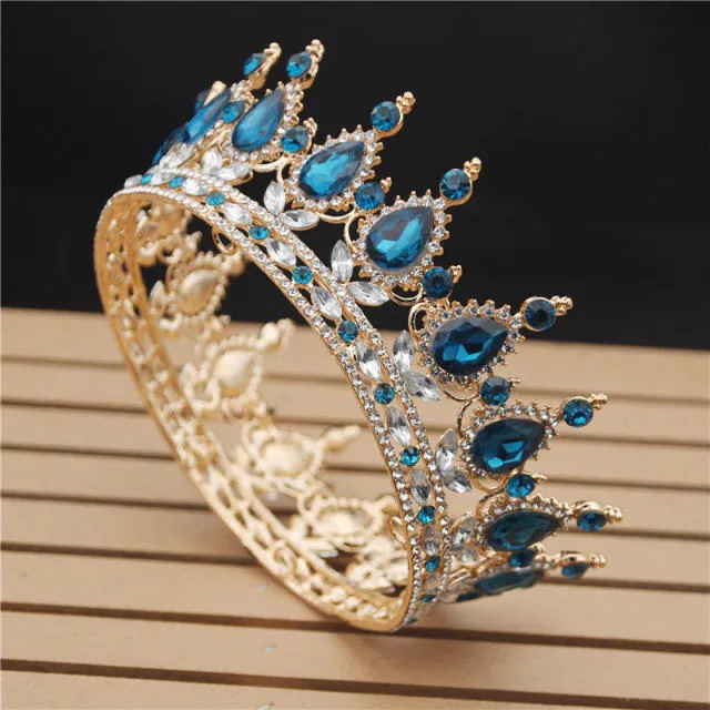 Crystal Bridal or Quince Tiara Baroque Your Majesty Crowns