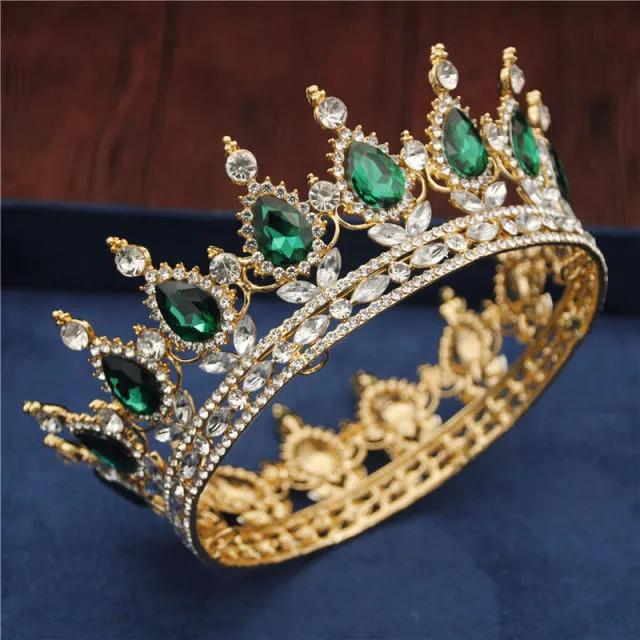 Crystal Bridal or Quince Tiara Baroque Your Majesty Crowns
