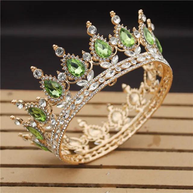 Crystal Bridal or Quince Tiara Baroque Your Majesty Crowns
