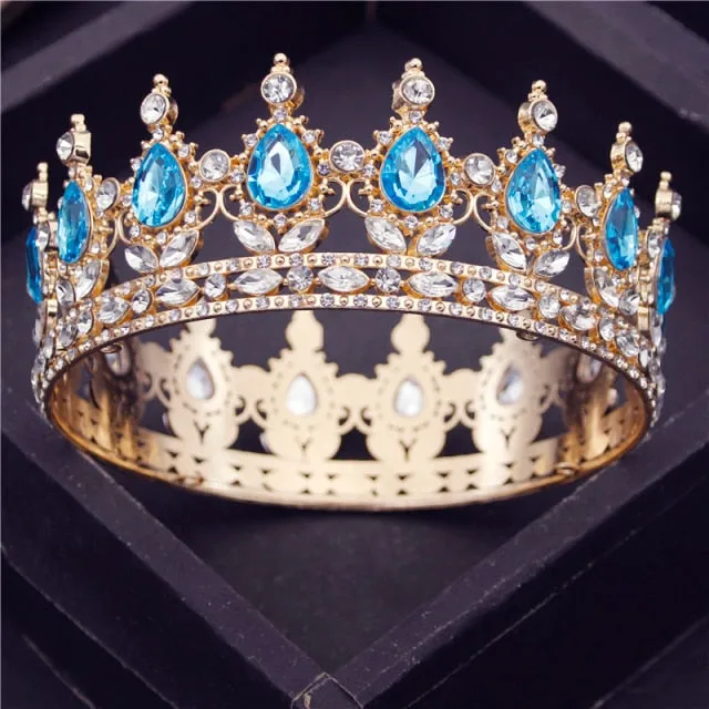 Crystal Bridal or Quince Tiara Baroque Your Majesty Crowns