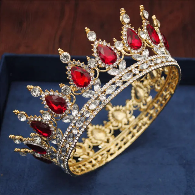 Crystal Bridal or Quince Tiara Baroque Your Majesty Crowns