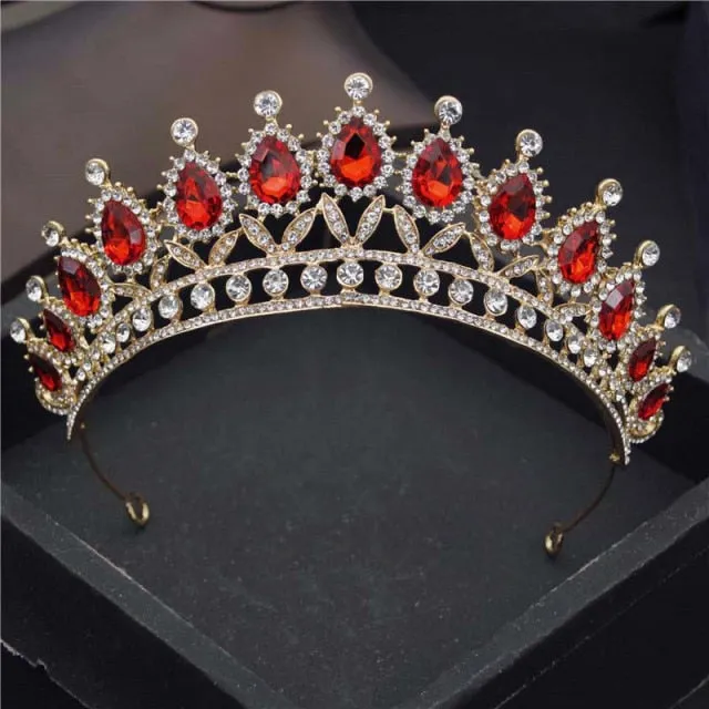 Crystal Bridal or Quince Tiara Baroque Your Majesty Crowns