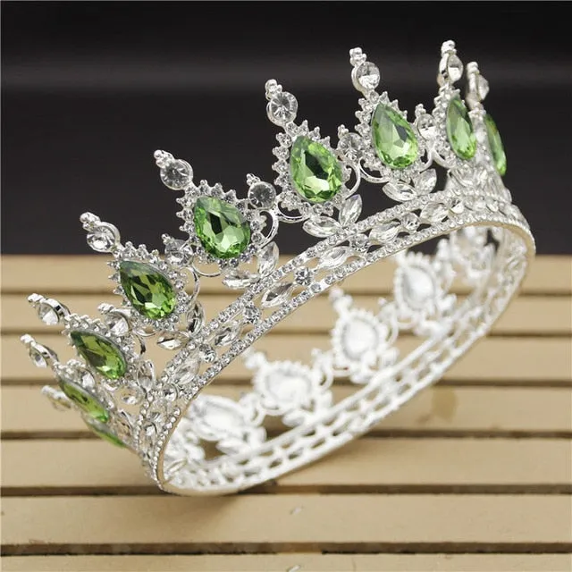 Crystal Bridal or Quince Tiara Baroque Your Majesty Crowns