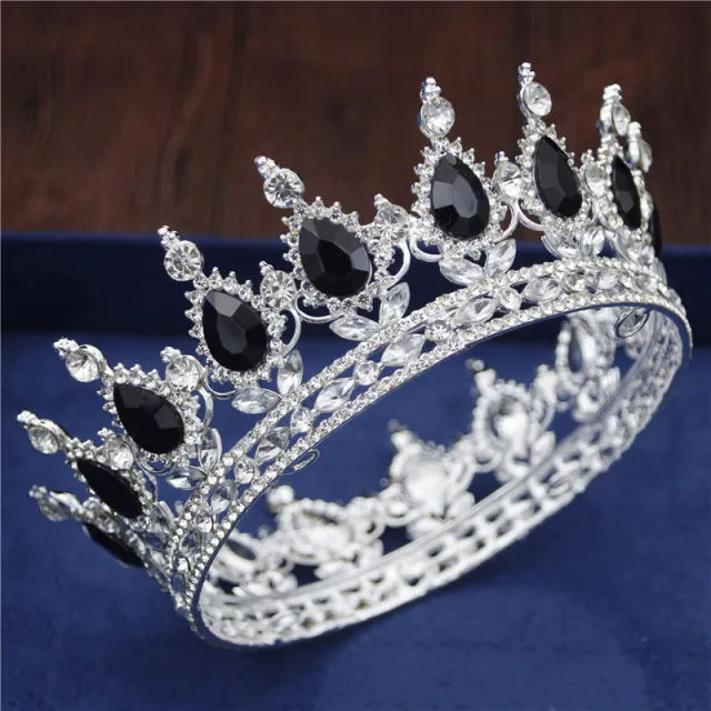 Crystal Bridal or Quince Tiara Baroque Your Majesty Crowns