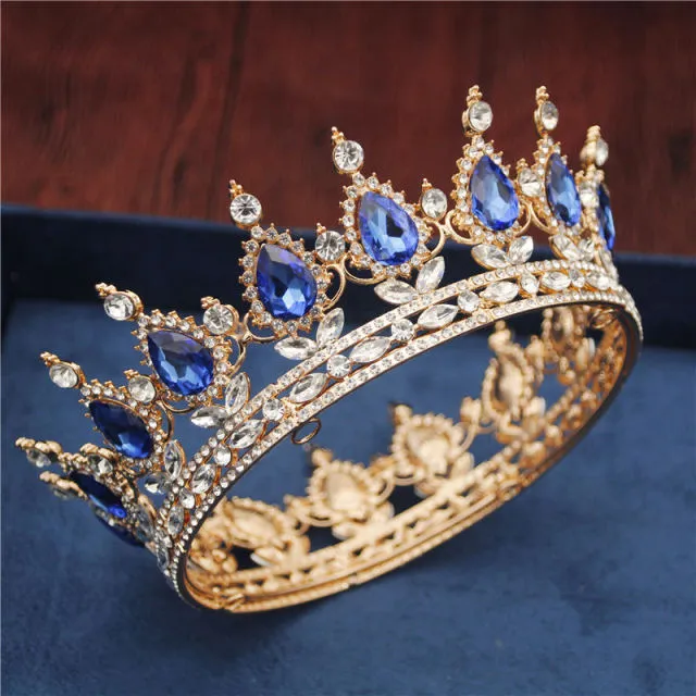 Crystal Bridal or Quince Tiara Baroque Your Majesty Crowns