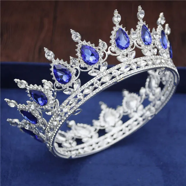 Crystal Bridal or Quince Tiara Baroque Your Majesty Crowns