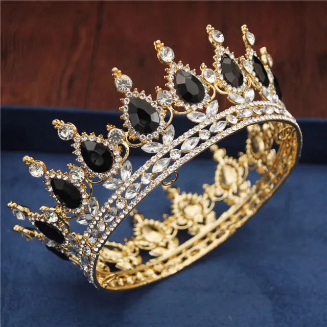 Crystal Bridal or Quince Tiara Baroque Your Majesty Crowns