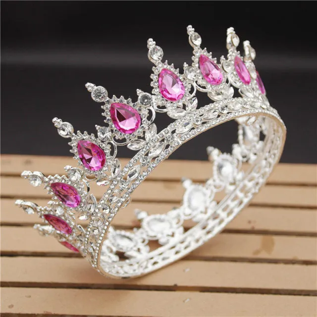 Crystal Bridal or Quince Tiara Baroque Your Majesty Crowns