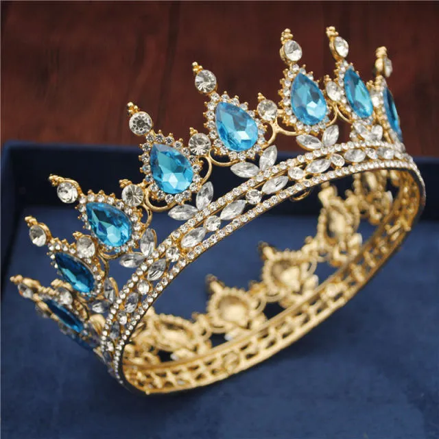 Crystal Bridal or Quince Tiara Baroque Your Majesty Crowns