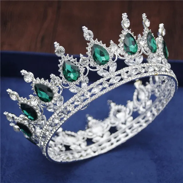 Crystal Bridal or Quince Tiara Baroque Your Majesty Crowns