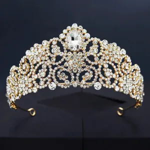 Crystal Tiara Bridal Wedding Crown Hair Accessory