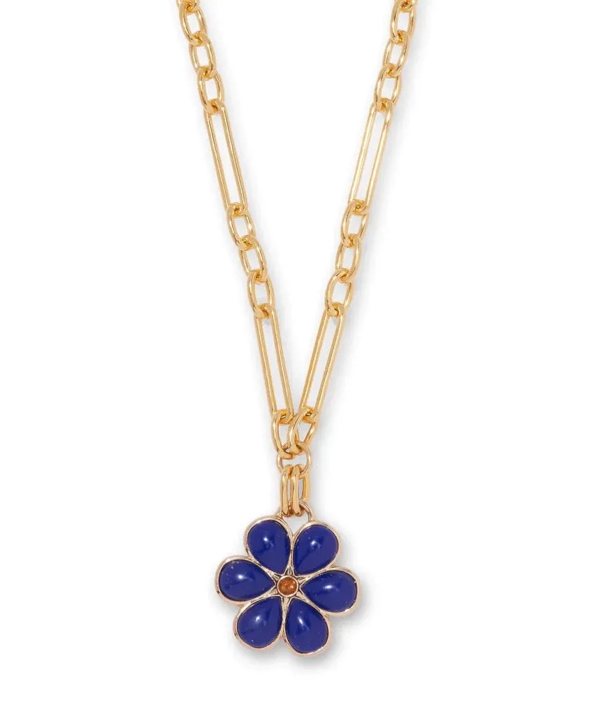 Desert Daisy Necklace, Lapis