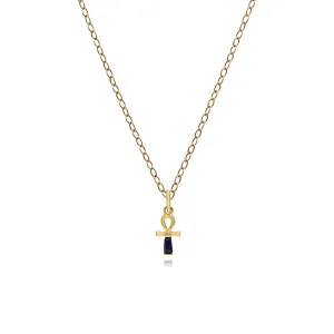 ECFEW™ 'The Ruler' Lapis Lazuli Ankh Anhänger