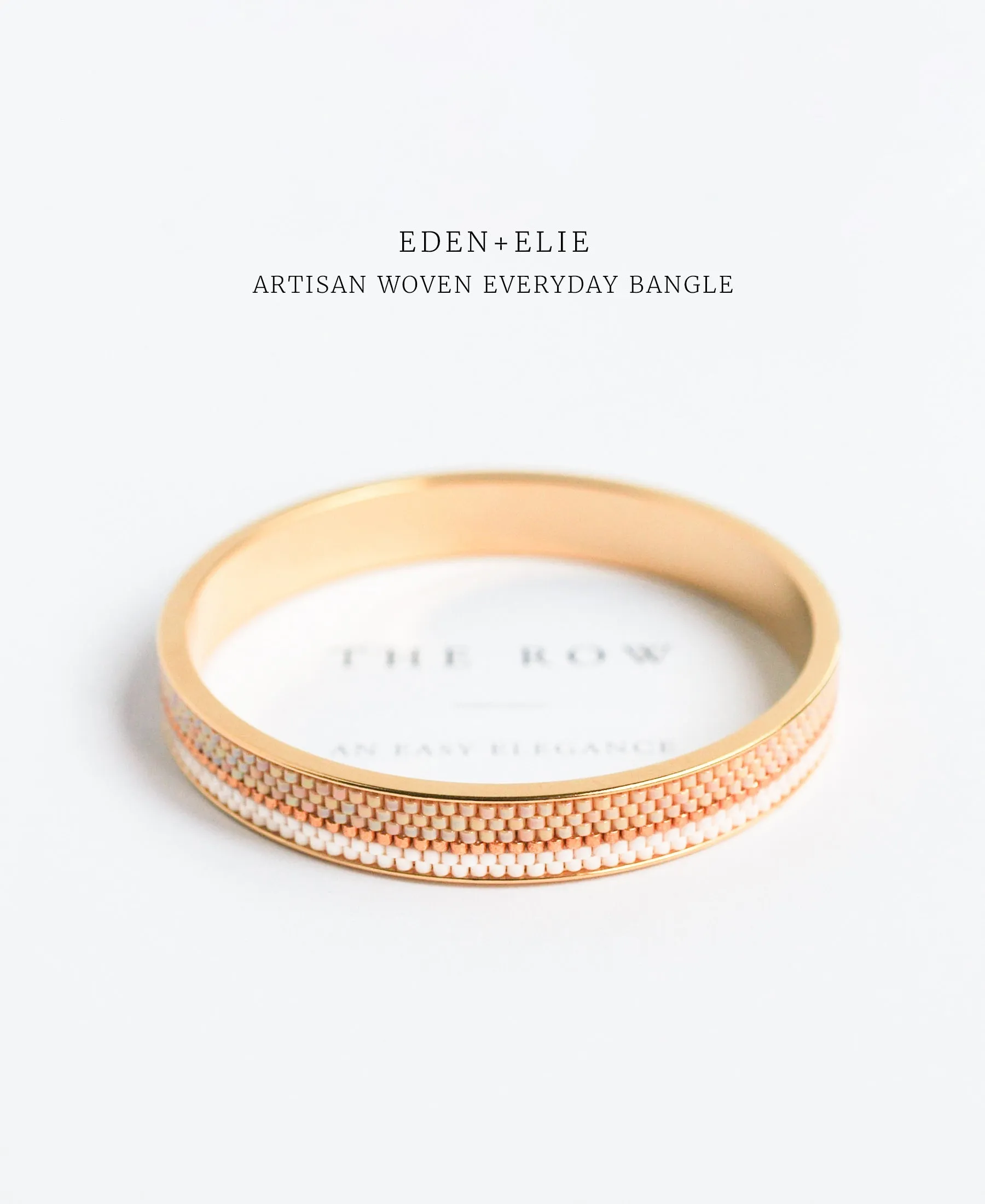 EDEN   ELIE Everyday Gold Narrow Bangle - orchid