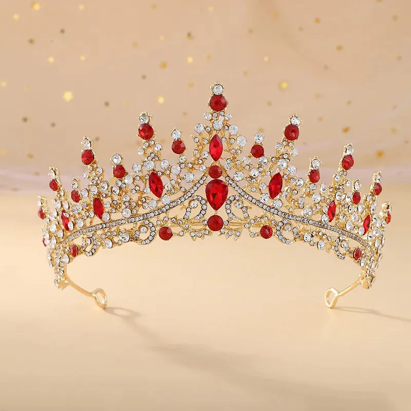 Elegant Crystal Tiaras Wedding Party Prom Birthday Hair Accessory