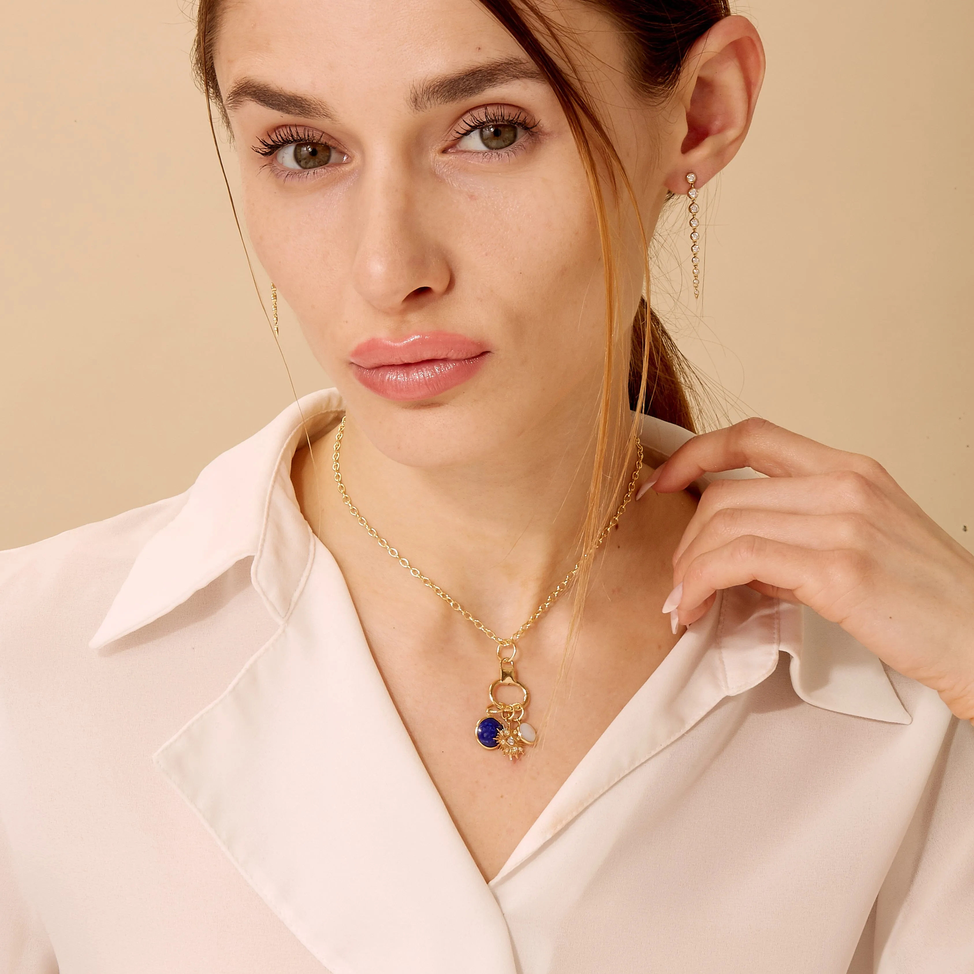 Evil Eye Chakra Charm Necklace